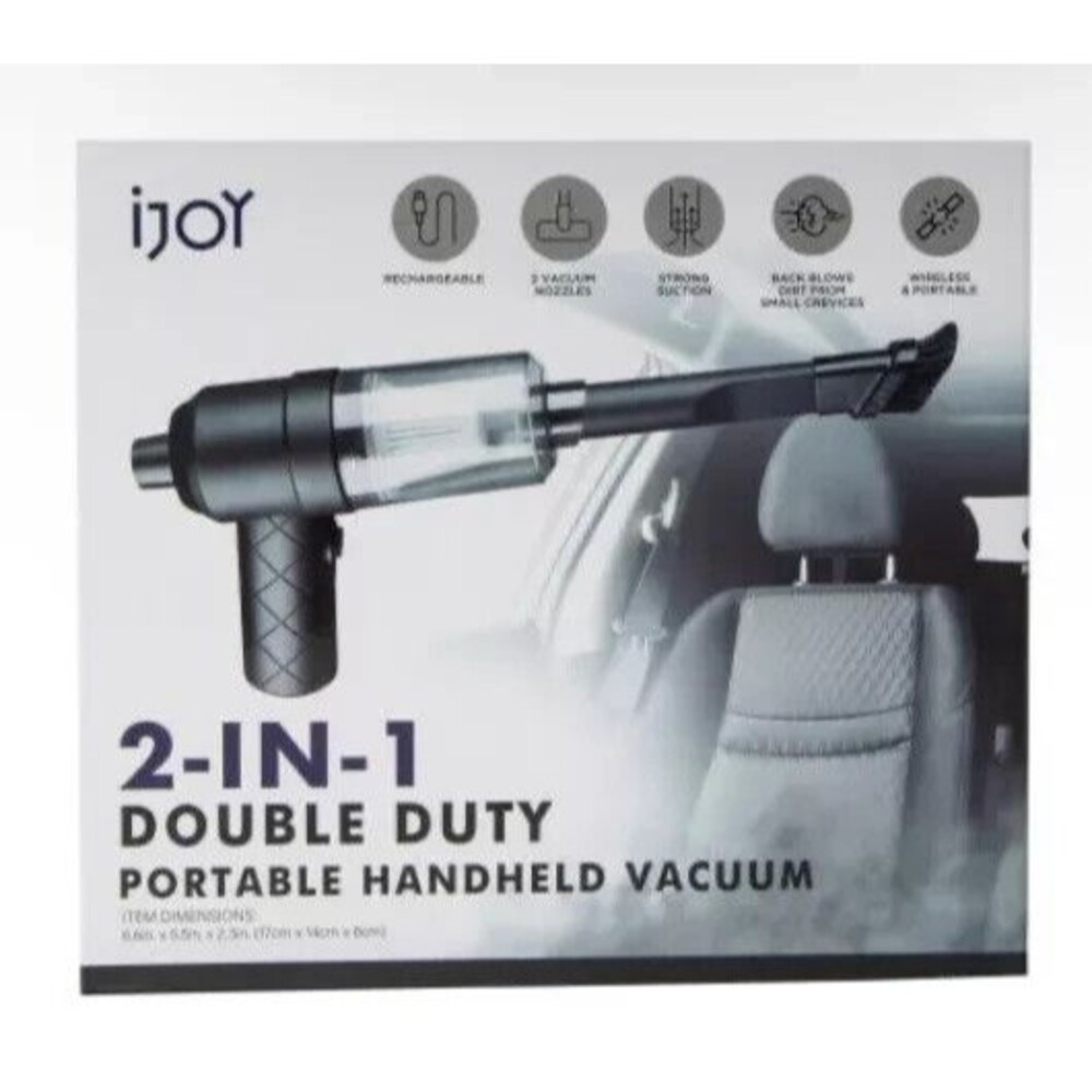 IJoy 2-In-1 Double Duty Portable Handheld Vacuum